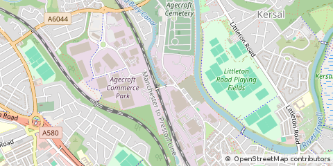 Map of Salford