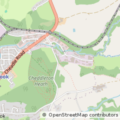 Map of Leek, Staffordshire