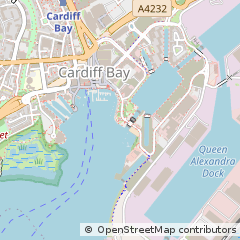 Map of Cardiff