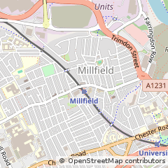 Map of Sunderland