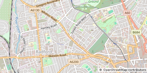 Map of Nottingham