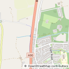 Map of Balmedie, Aberdeenshire
