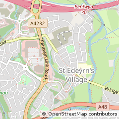 Map of Cardiff