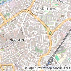 Map of Leicester