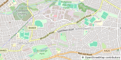 Map of Bristol, Avon