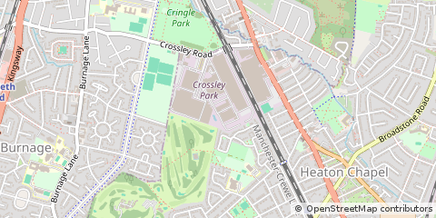 Map of Stockport