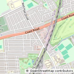 Map of Newcastle Upon Tyne