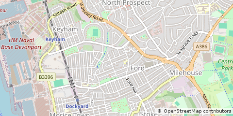 Map of Plymouth