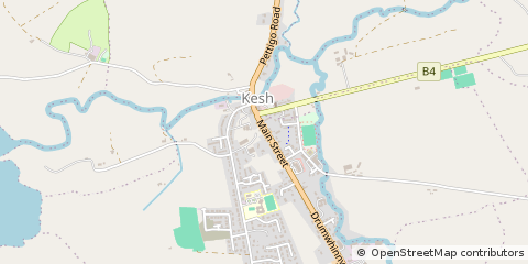 Map of Kesh, County Fermanagh