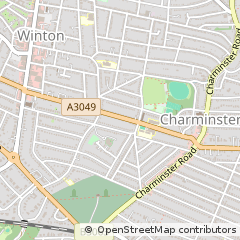 Map of Bournemouth, Dorset