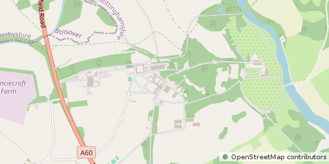 Map of Worksop, Nottinghamshire