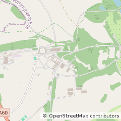 Map of Worksop, Nottinghamshire