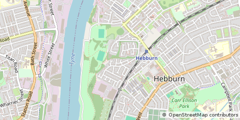 Map of Hebburn