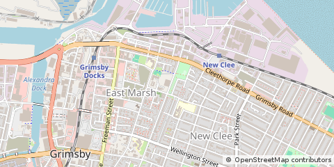 Map of Grimsby