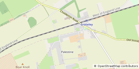 Map of Andover, Hampshire