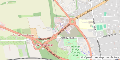Map of Hull, East Yorkshire