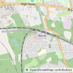 Map of Ascot, Berkshire