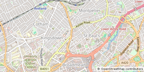 Map of Bristol