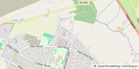 Map of Nottingham, Nottinghamshire