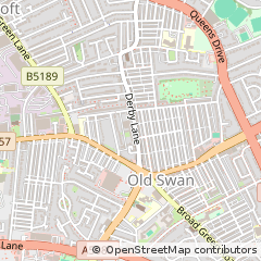 Map of Liverpool, Merseyside