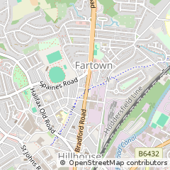 Map of Huddersfield