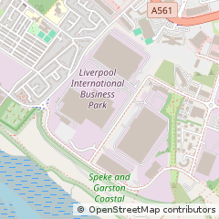 Map of Liverpool, Merseyside