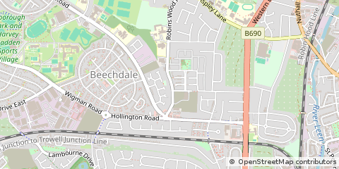 Map of Nottingham