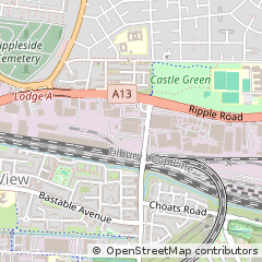 Map of Barking, Essex