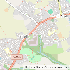 Map of Halifax, West Yorkshire