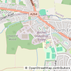 Map of East Grinstead, West Sussex