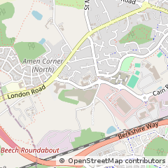 Map of Bracknell, Berkshire