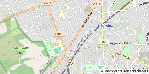 Map of Hounslow