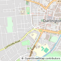Map of Darlington, County Durham