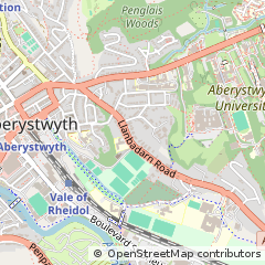 Map of Aberystwyth, Ceredigion