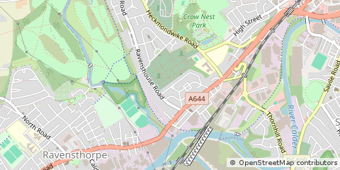 Map of Dewsbury