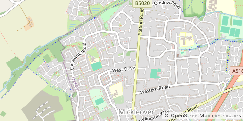 Map of Derby