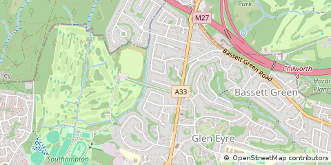 Map of Southampton, Hampshire