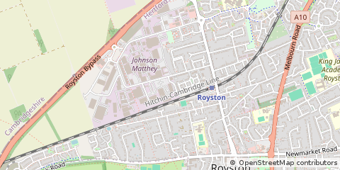 Map of Royston