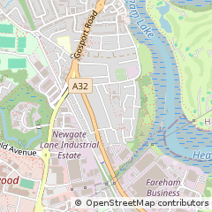 Map of Fareham, Hampshire