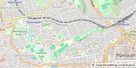 Map of Plymouth