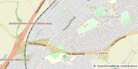 Map of Stanford-LE-Hope