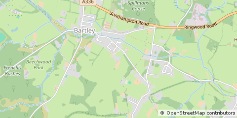 Map of Southampton, Hampshire