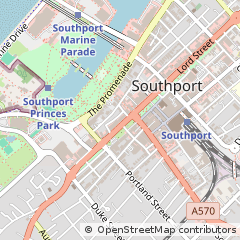 Map of Southport
