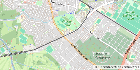 Map of Manchester