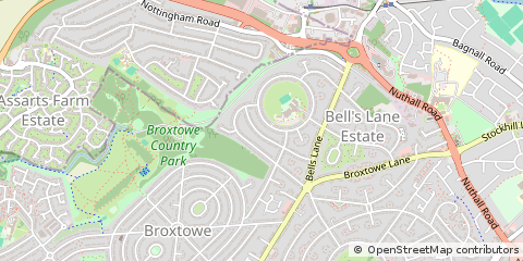 Map of Nottingham