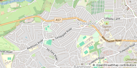 Map of Sheffield