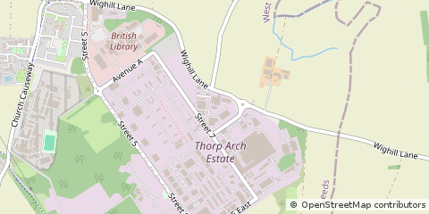 Map of Wetherby, West Yorkshire