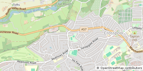 Map of Sheffield