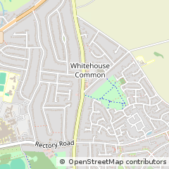 Map of Sutton Coldfield, West Midlands
