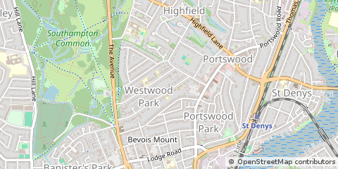 Map of Southampton